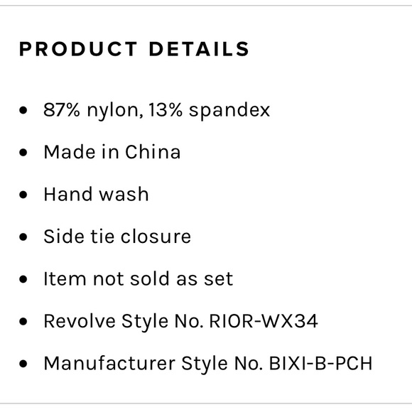 RIOT SWIM BIXI BOTTOMS NWT - Picture 5 of 7